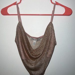 UO Haven Metallic Cowl Neck Cami **NEW WITH TAGS**